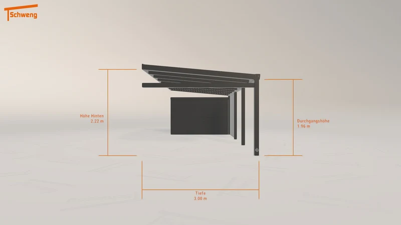 #DE Schweng Terrassenüberdachung S350 (ID 42qyqd)