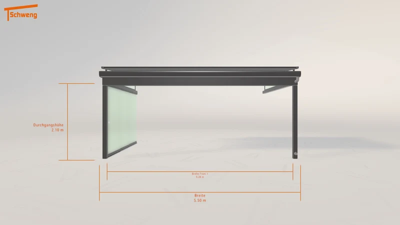 #DE Schweng Terrassenüberdachung S400 (ID 42qr3m)