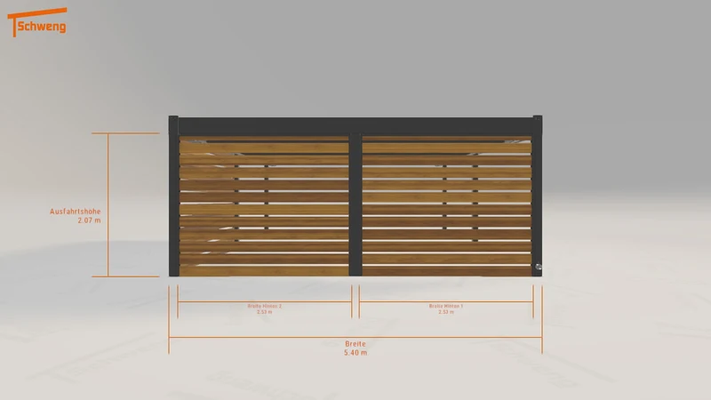 #DE Schweng Flachdachcarport C600 (ID bkr2b7) #MTG