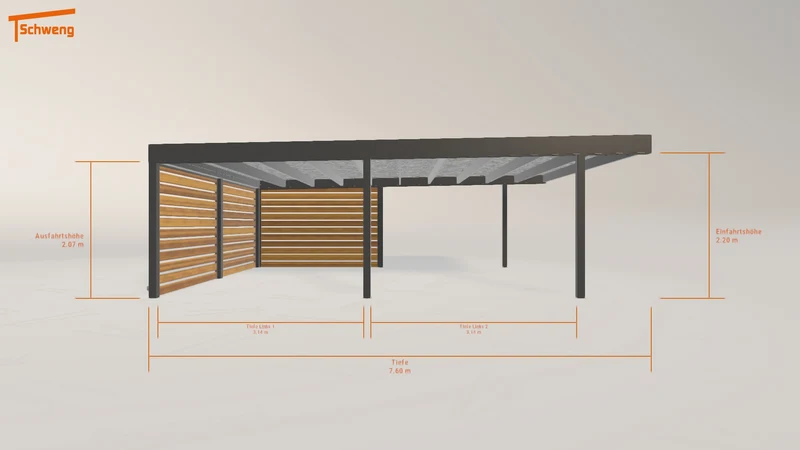 #DE Schweng Flachdachcarport C600 (ID bkr2b7) #MTG