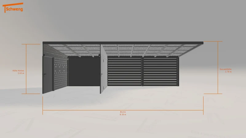 #DE Schweng Pultdachcarport S400 (ID mjkym5) #MTG