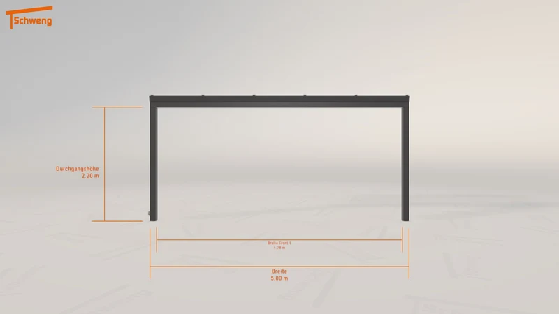 #DE Schweng Terrassenüberdachung S350 (ID dvm8yx)