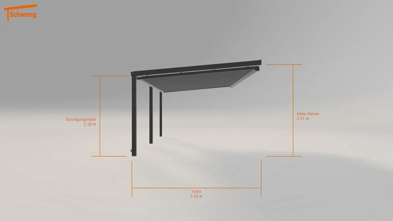#DE Schweng Terrassenüberdachung S350 (ID 42qkn7)