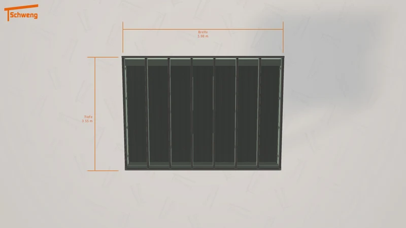 #DE Schweng Terrassenüberdachung S350 (ID 42qkn7)