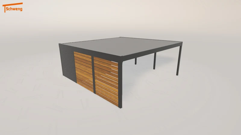#DE Schweng Flachdachcarport C600 (ID ygmdqp) #MTG