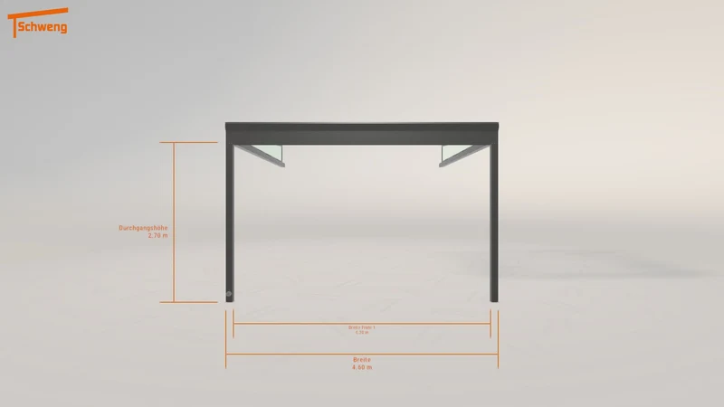 #DE Schweng Pultdachcarport S400 (ID v4gbqp)