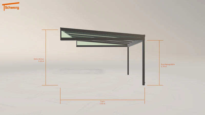 #DE Schweng Pultdachcarport S400 (ID v4gbqp)