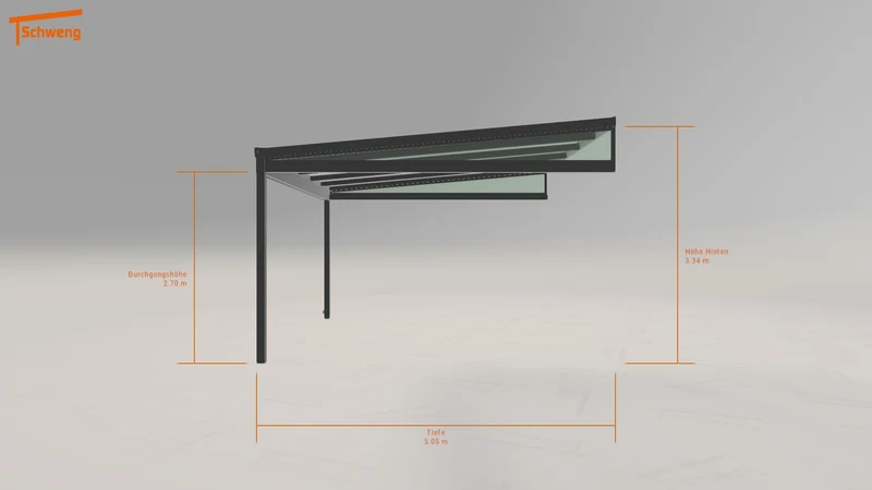#DE Schweng Pultdachcarport S400 (ID v4gbqp)
