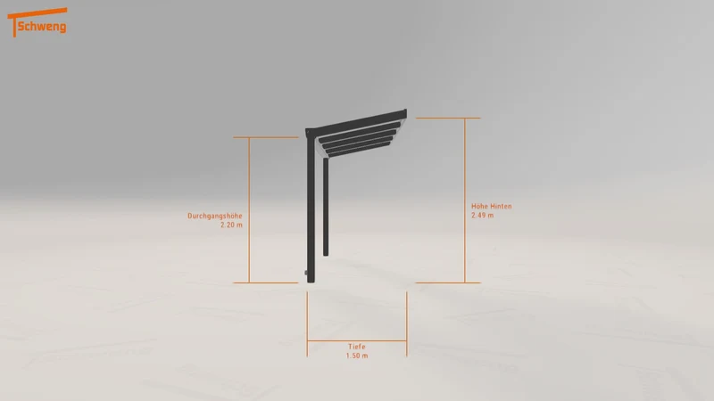 #DE Schweng Terrassenüberdachung S350 (ID zb9dm9)