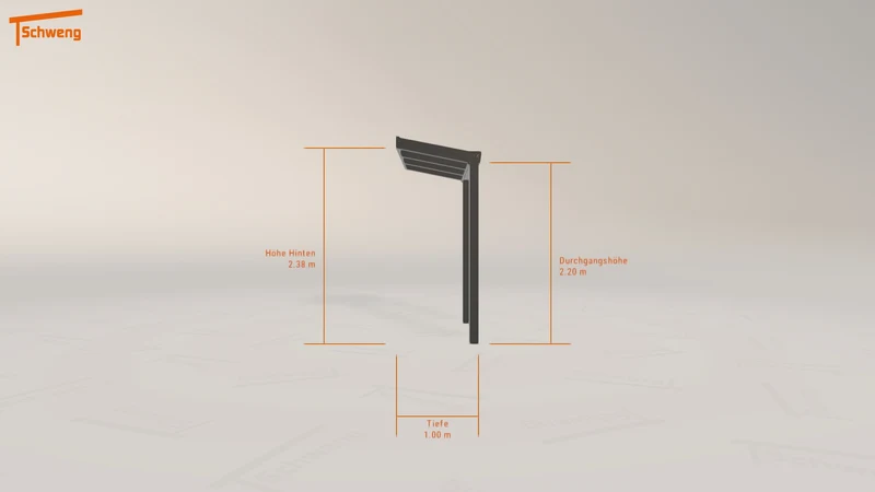 #DE Schweng Terrassenüberdachung S350 (ID jjm7q8)