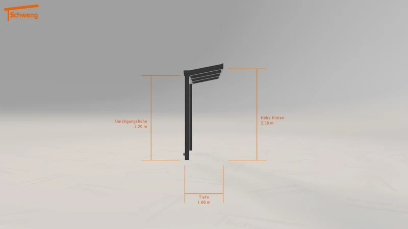 #DE Schweng Terrassenüberdachung S350 (ID jjm7q8)