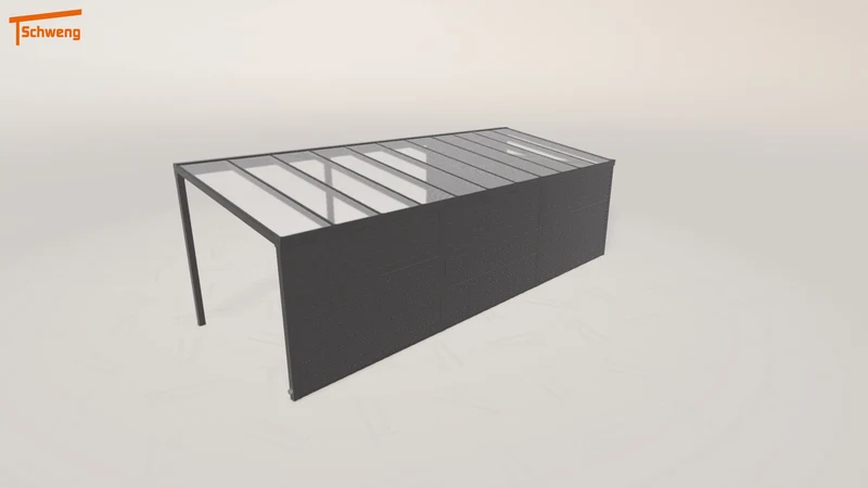#DE Schweng Pultdachcarport S400 (ID ygmxwr)