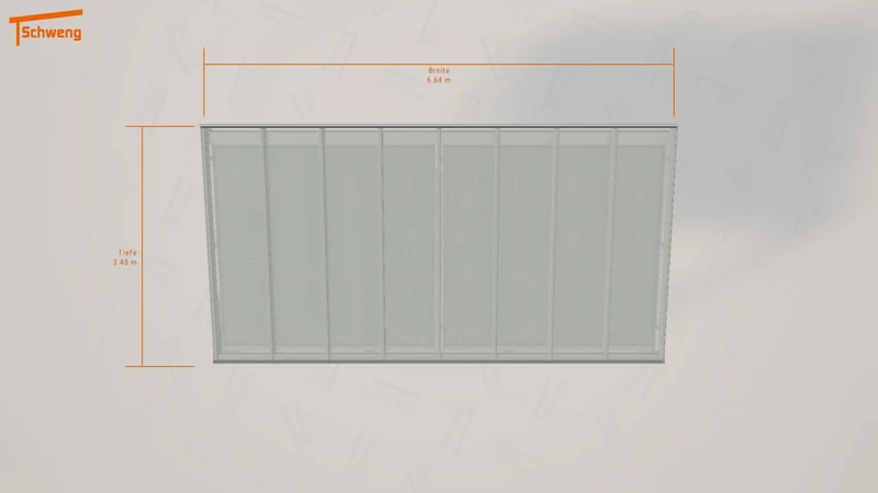 #AT Schweng Terrassenüberdachung S400 (ID 3322wz)