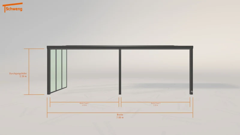 #DE Schweng Terrassenüberdachung S400 (ID bkrrdq)