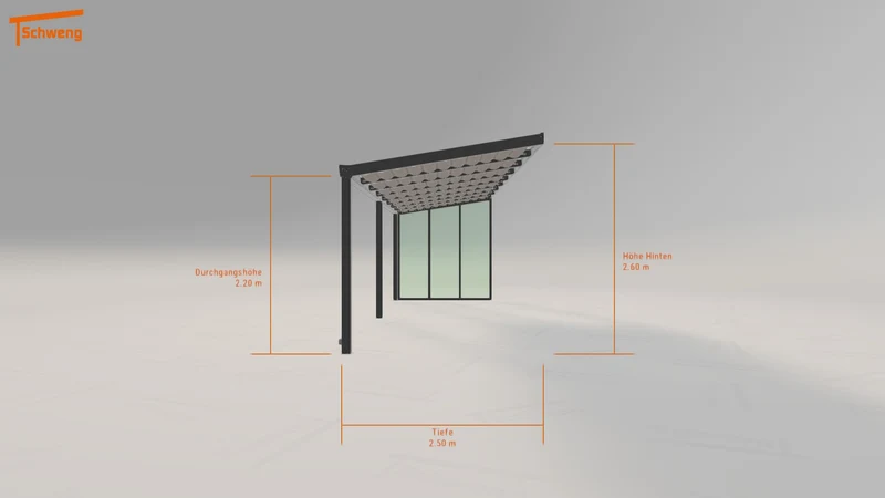 #DE Schweng Terrassenüberdachung S400 (ID bkrrdq)