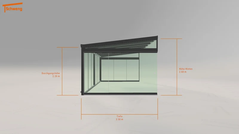 #DE Schweng Terrassenüberdachung S400 (ID w3mmj4)