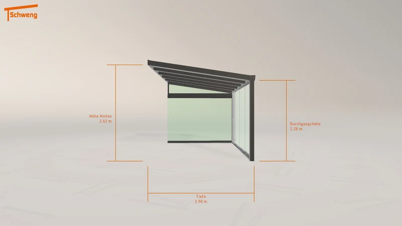 #DE Schweng Terrassenüberdachung S400 (ID mjkkkg)