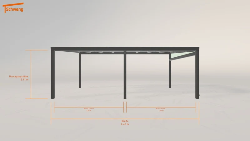 #DE Schweng Terrassenüberdachung S400 (ID v4grbn)