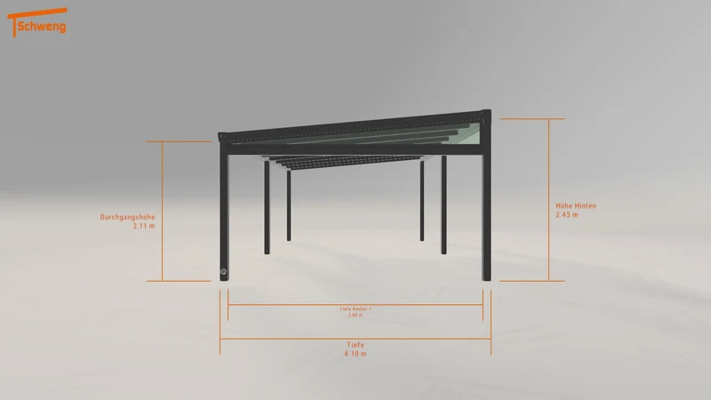#DE Schweng Terrassenüberdachung S400 (ID v4grbn)