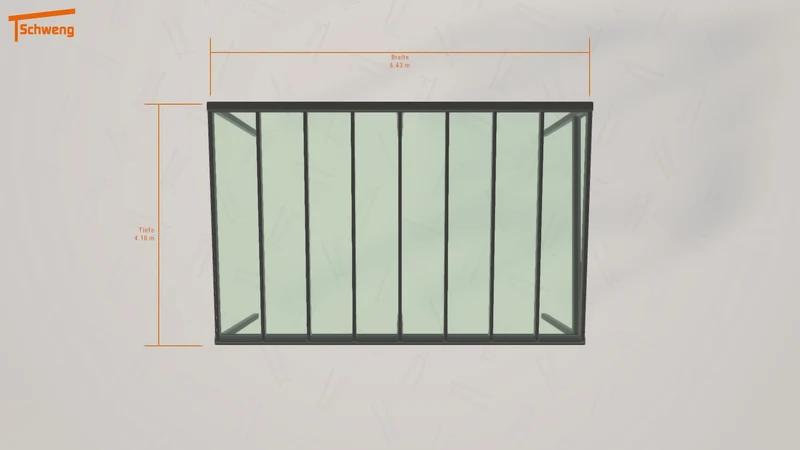 #DE Schweng Terrassenüberdachung S400 (ID v4grbn)