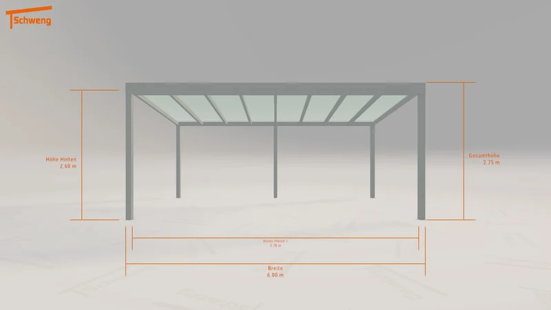 #DE Schweng Terrassenüberdachung S400 (ID 332nr3)