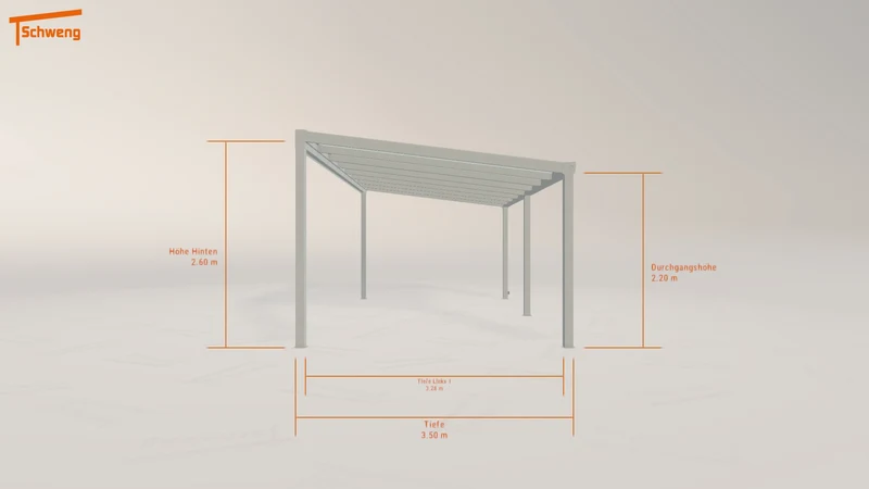 #DE Schweng Terrassenüberdachung S400 (ID 332nr3)