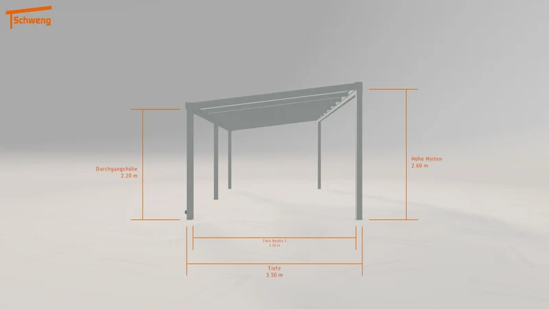 #DE Schweng Terrassenüberdachung S400 (ID 332nr3)