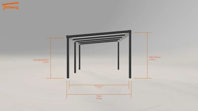 #CH Schweng Terrassenüberdachung S350 (ID k2d82p)