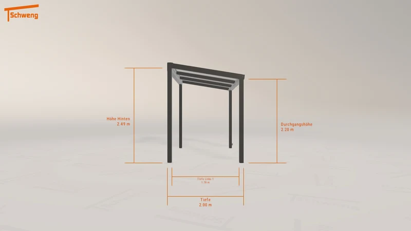 #DE Schweng Terrassenüberdachung S350 (ID 85zd3q)