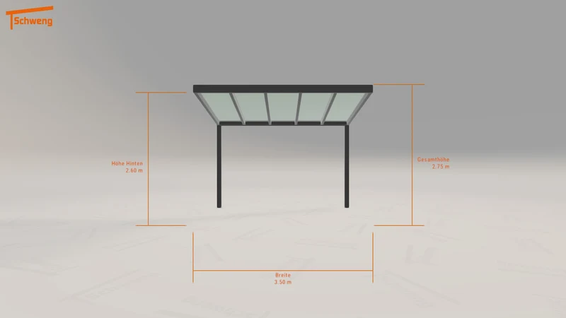 #DE Schweng Terrassenüberdachung S400 (ID zbrq25)
