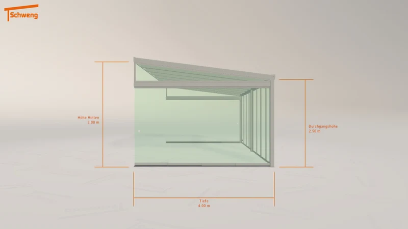 #DE Schweng Terrassenüberdachung S400 (ID 9w45w9)