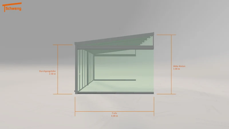 #DE Schweng Terrassenüberdachung S400 (ID 9w45w9)