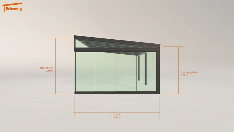 #DE Schweng Terrassenüberdachung S400 (ID 332k3p)