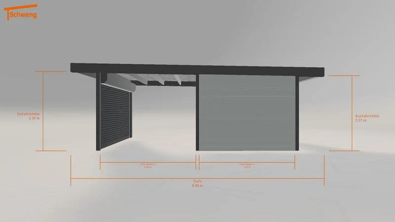#AT Schweng Flachdachcarport C600 (ID g7vdgq) #MTG