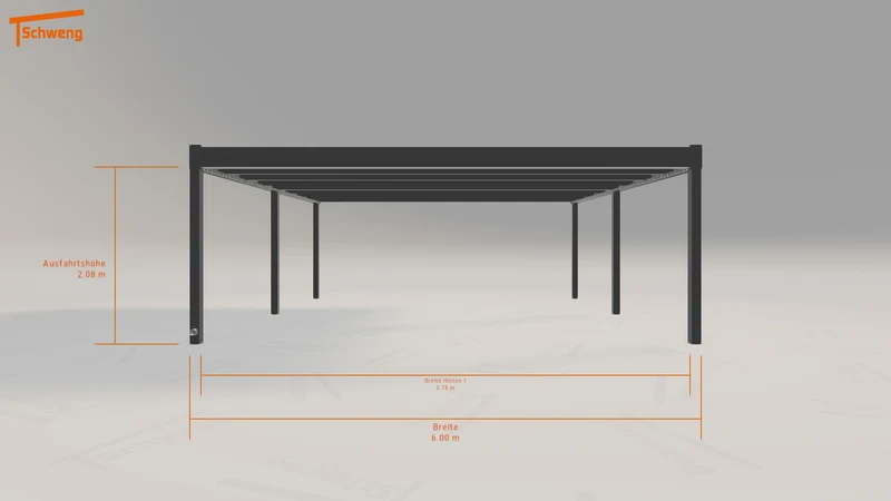 #DE Schweng Flachdachcarport C600 (ID 5mr7wr) #MTG