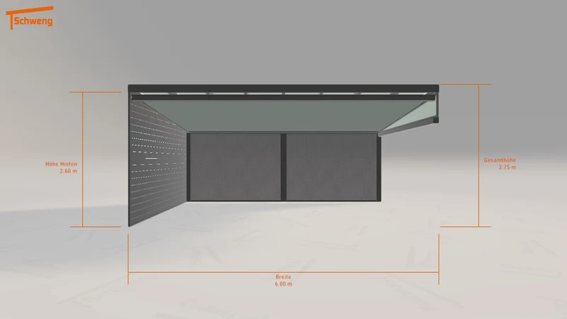 #DE Schweng Terrassenüberdachung S400 (ID mjwzww)