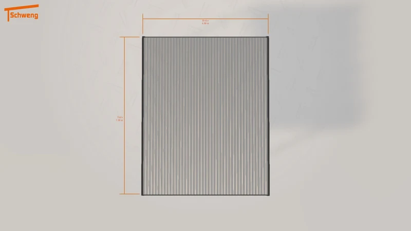 #DE Schweng Flachdachcarport C600 (ID bkzwbr)