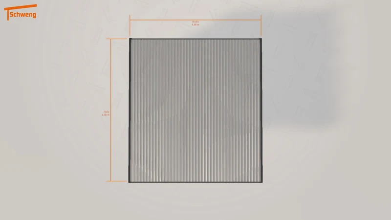 #DE Schweng Flachdachcarport C600 (ID v4gzbb)