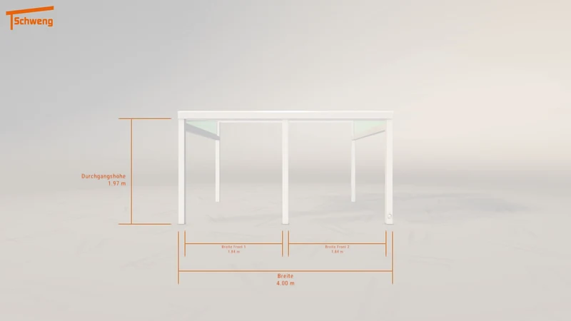 #DE Schweng Pultdachcarport S350 (ID 773x7v)