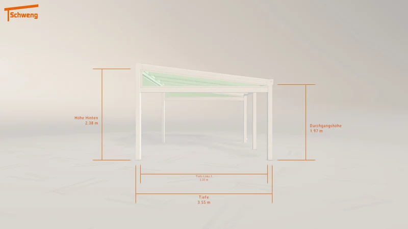 #DE Schweng Pultdachcarport S350 (ID 773x7v)