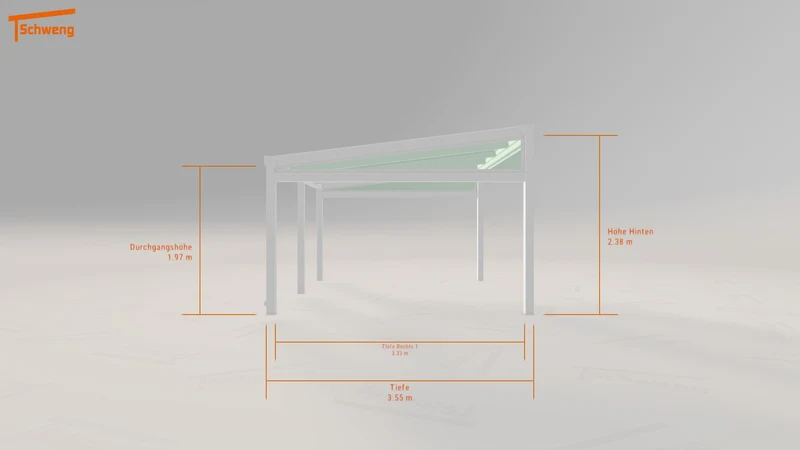 #DE Schweng Pultdachcarport S350 (ID 773x7v)