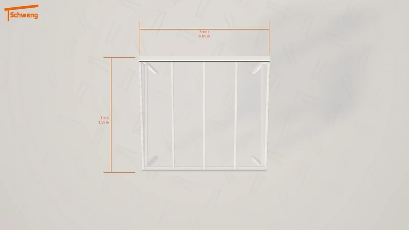 #DE Schweng Pultdachcarport S350 (ID 773x7v)