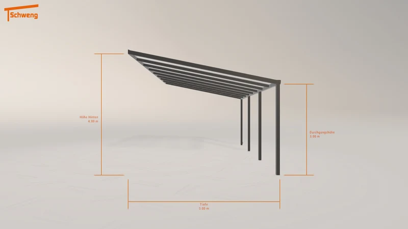 #DE Schweng Pultdachcarport S400 (ID 2qvzxy)