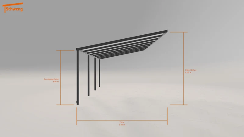 #DE Schweng Pultdachcarport S400 (ID 2qvzxy)
