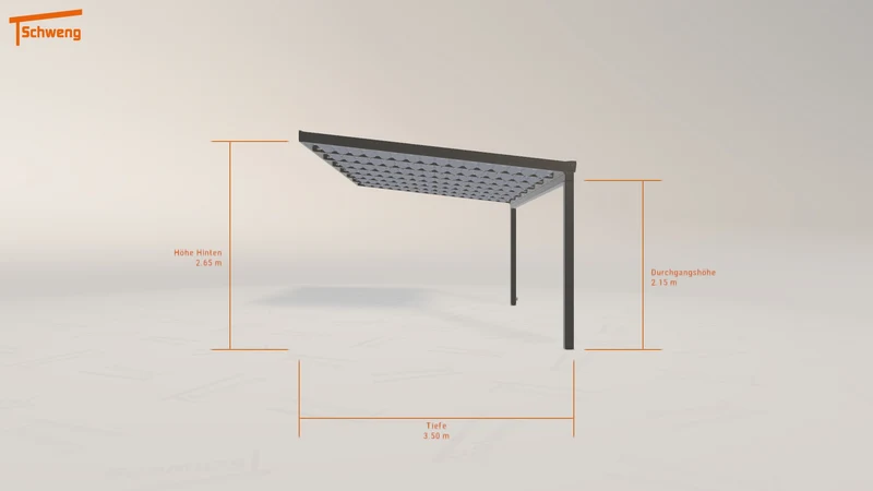 #DE Schweng Terrassenüberdachung S400 (ID 2qvzgy)