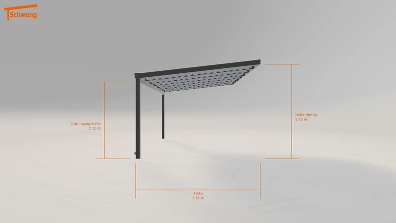 #DE Schweng Terrassenüberdachung S400 (ID 2qvzgy)