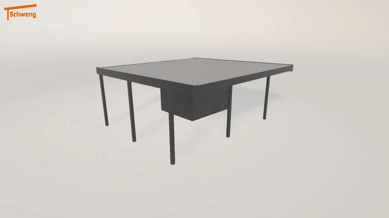 #DE Schweng Flachdachcarport C600+ (ID mjky48) #MTG