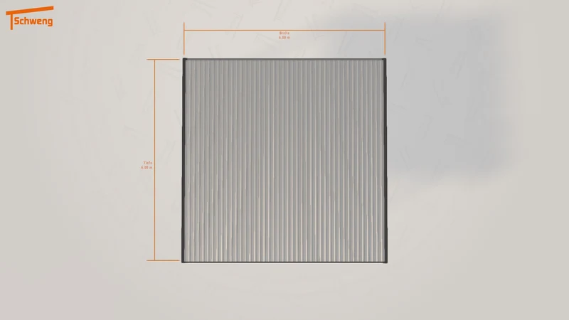 #DE Schweng Flachdachcarport C600+ (ID mjky48) #MTG