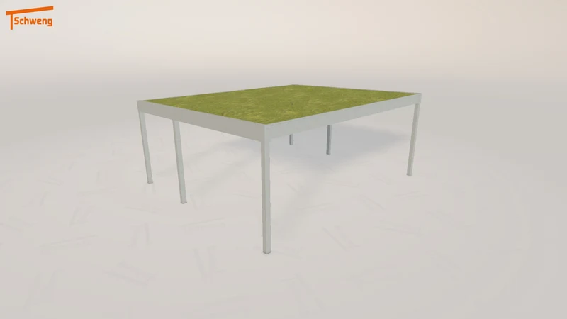#DE Schweng Flachdachcarport C600+ (ID 9w4885) #MTG