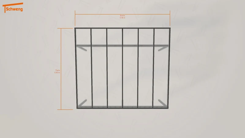 #DE Schweng Pultdachcarport S400 (ID 9w437y) #MTG